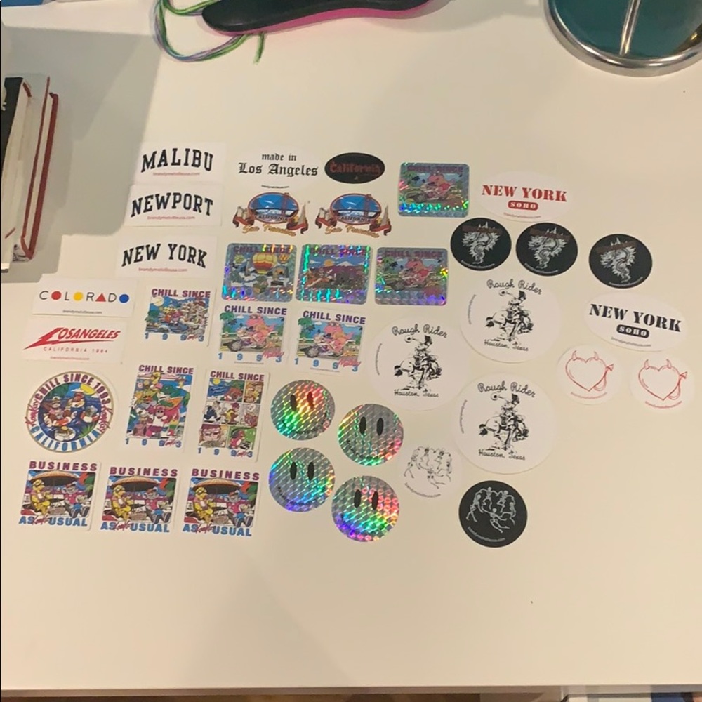 brandy melville stickers!!!